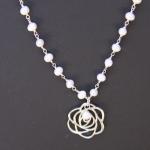 Rose Pearl Necklace